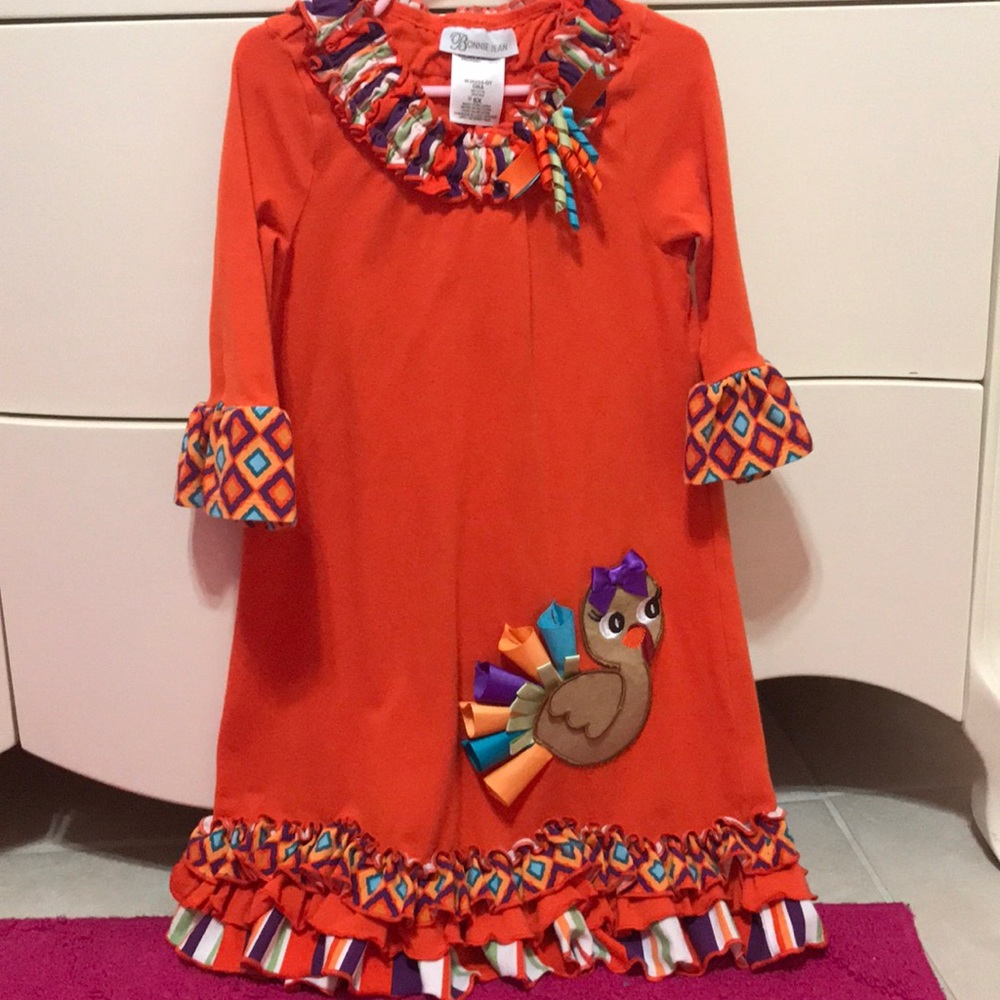 Girls Thanksgiving dress size 6X
